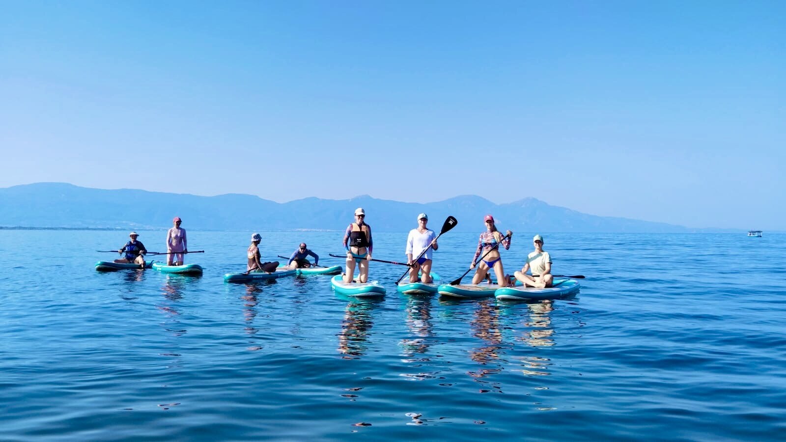 PinkApple SUP board Ege kıyısı fotoğraf 2