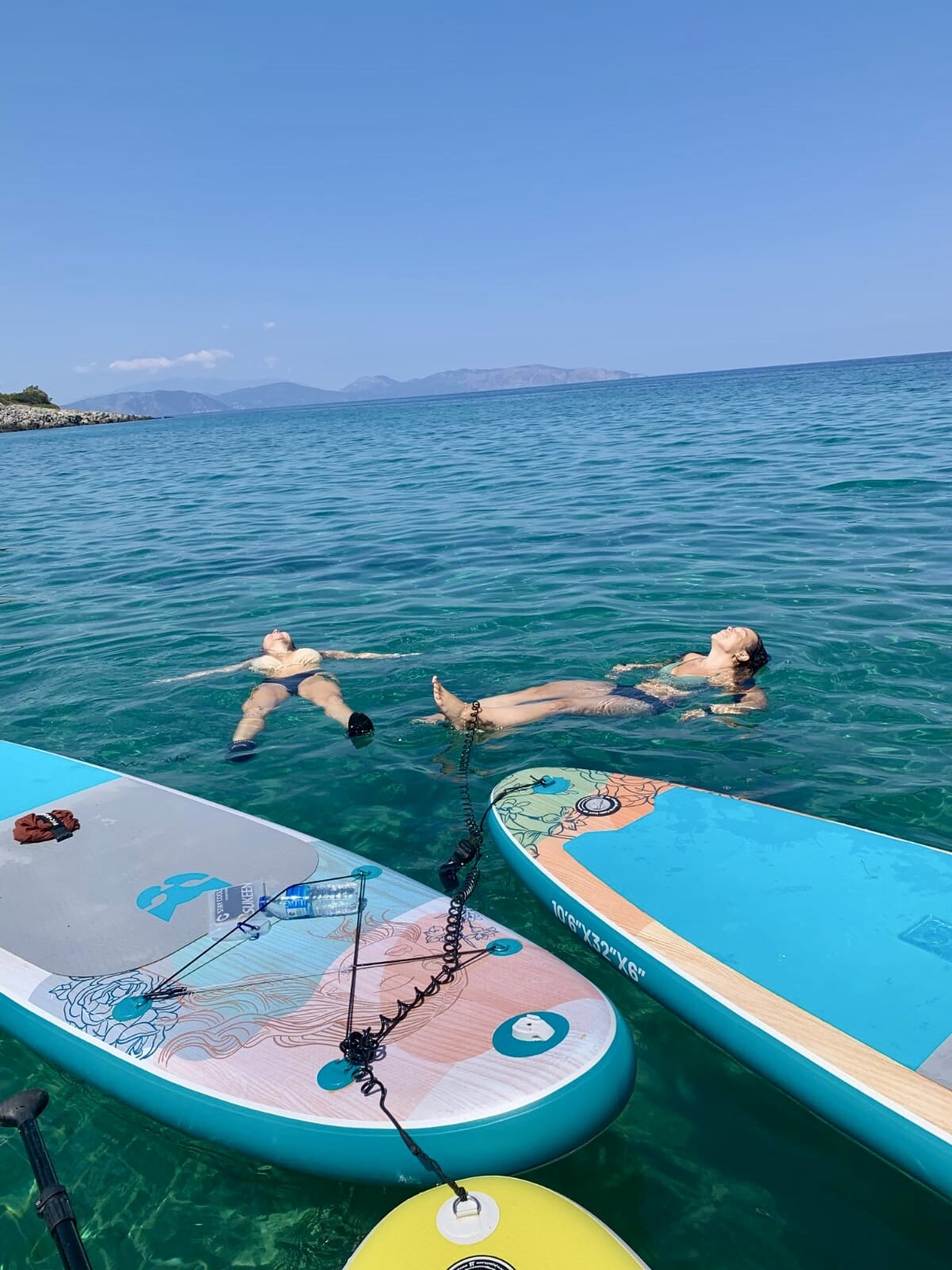 PinkApple SUP board Ege kıyısı fotoğraf 5
