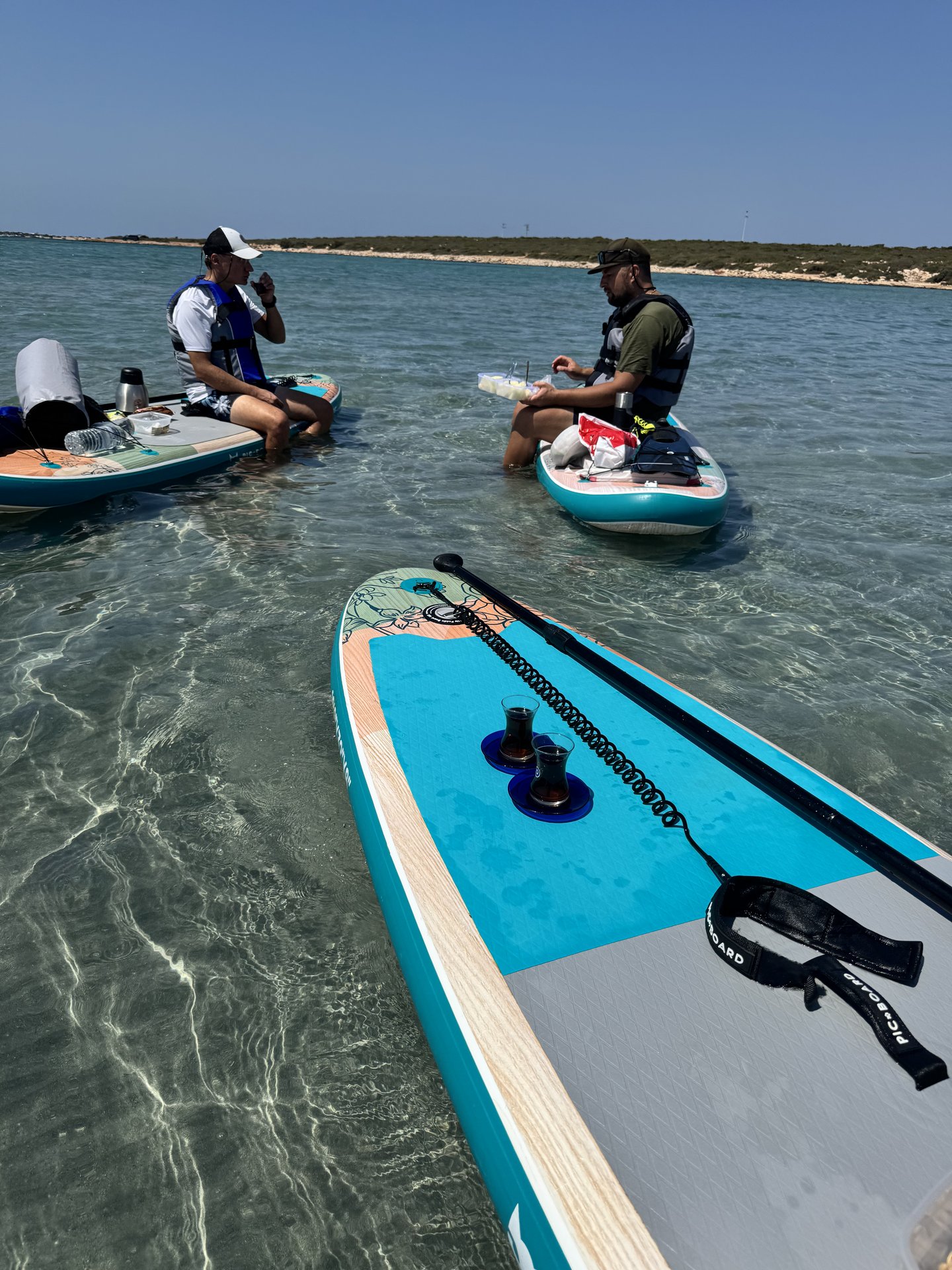 PinkApple SUP board Ege kıyısı fotoğraf 10
