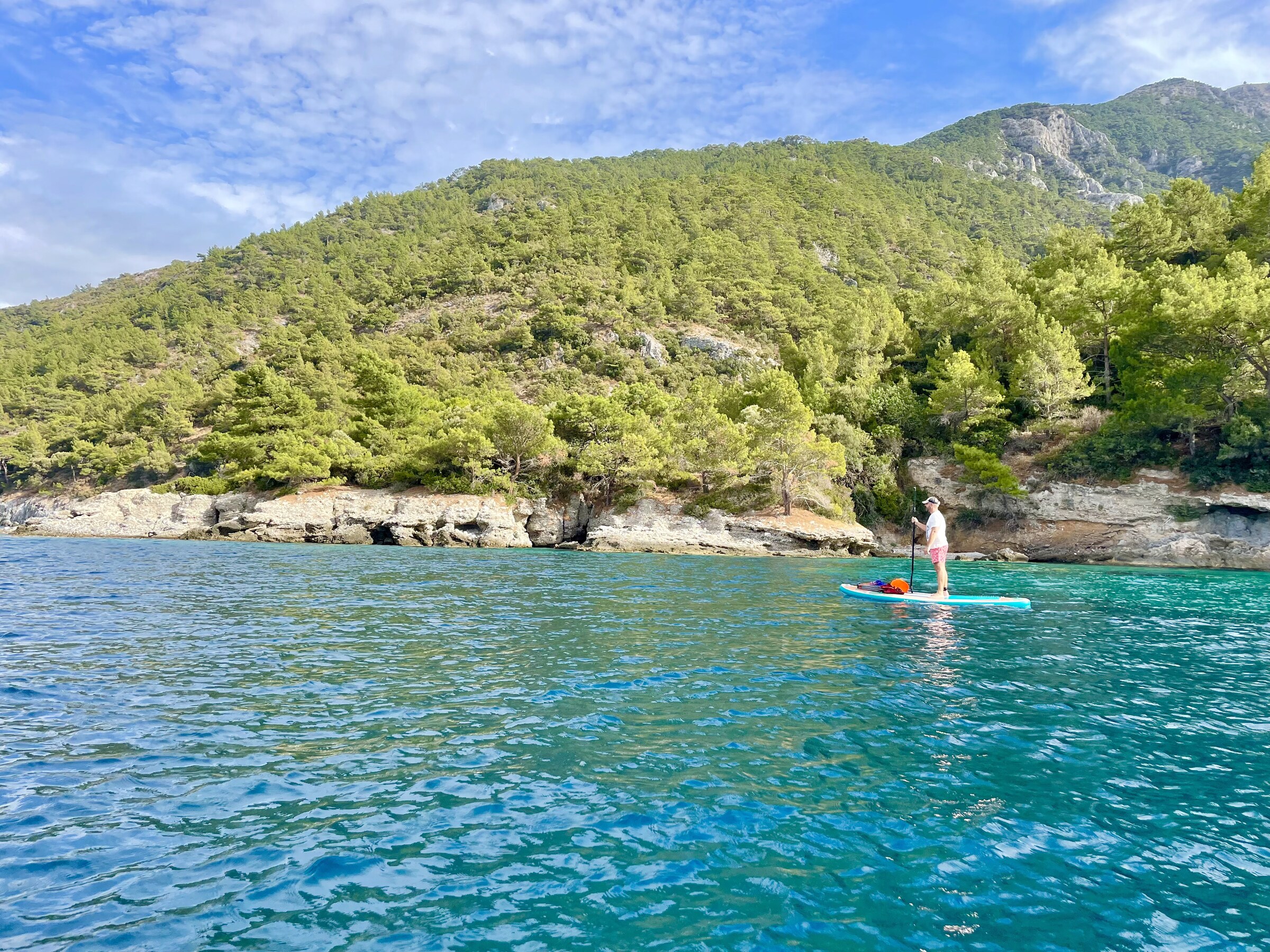 PinkApple SUP board Ege kıyısı fotoğraf 20