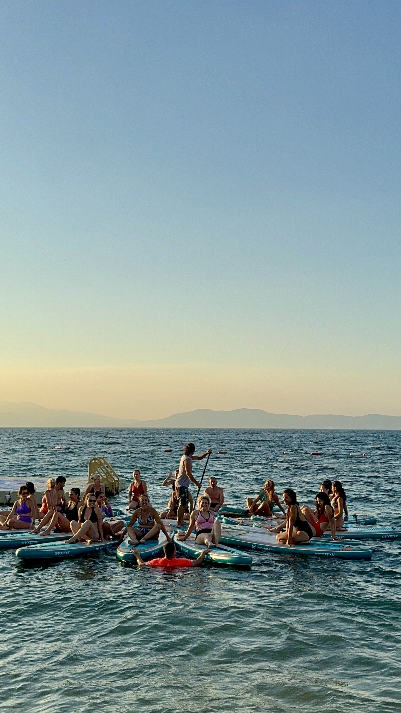 PinkApple SUP board Ege kıyısı fotoğraf 23