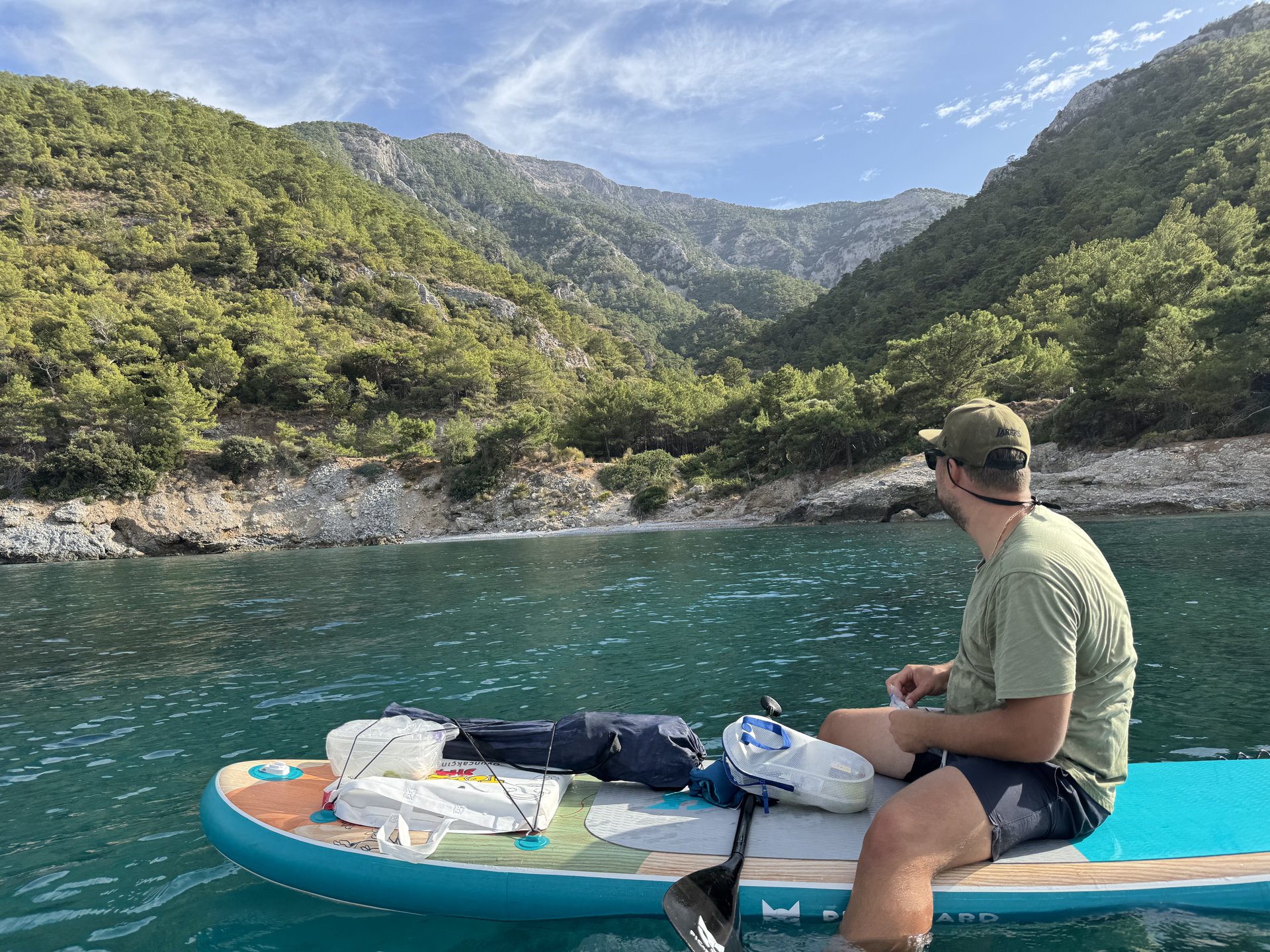 PinkApple SUP board Ege kıyısı fotoğraf 27