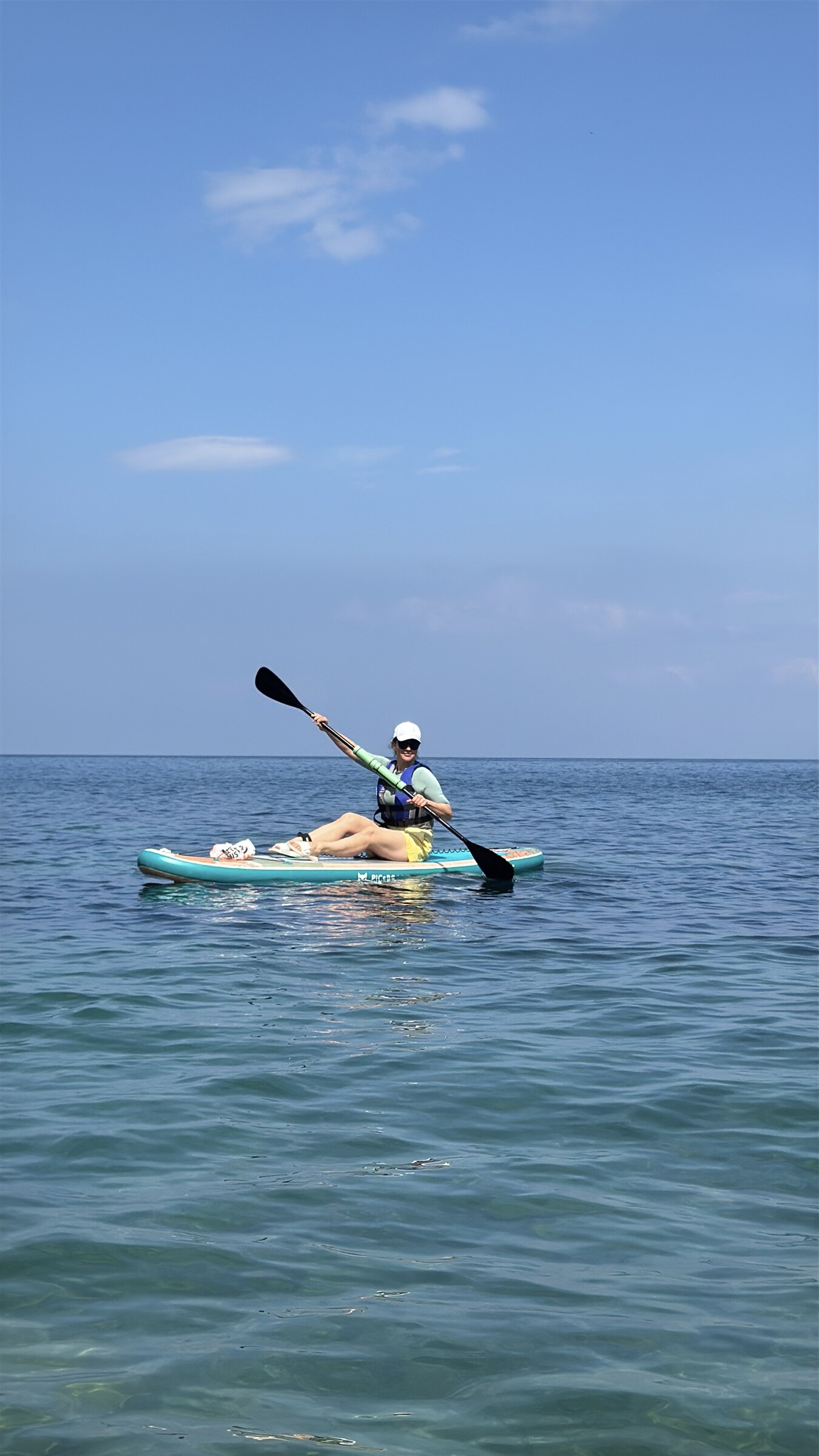PinkApple SUP board Ege kıyısı fotoğraf 30