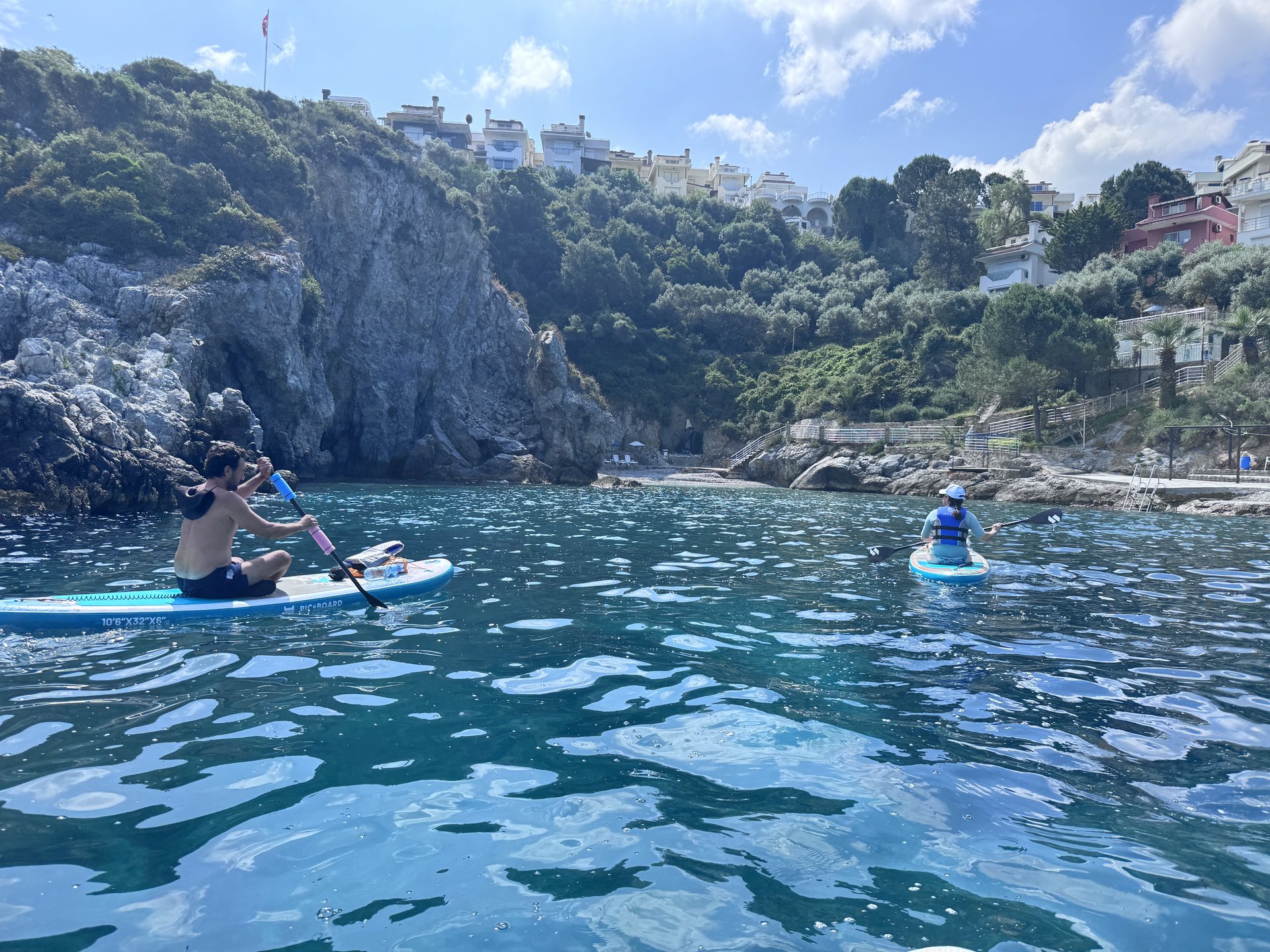 PinkApple SUP board Ege kıyısı fotoğraf 36