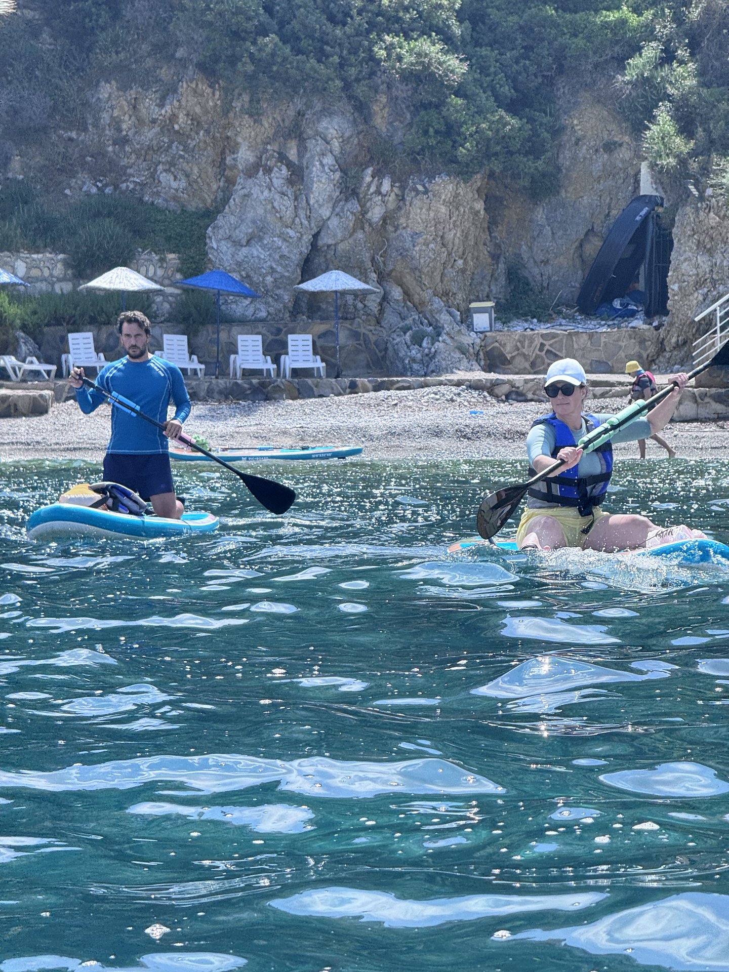 PinkApple SUP board Ege kıyısı fotoğraf 45