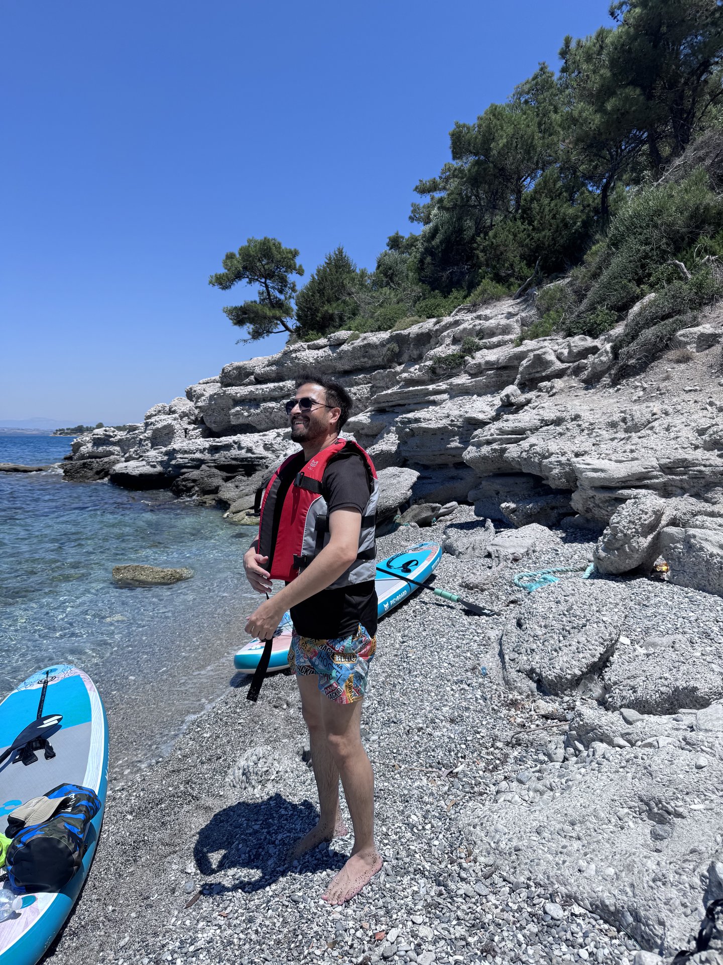 PinkApple SUP board Ege kıyısı fotoğraf 115