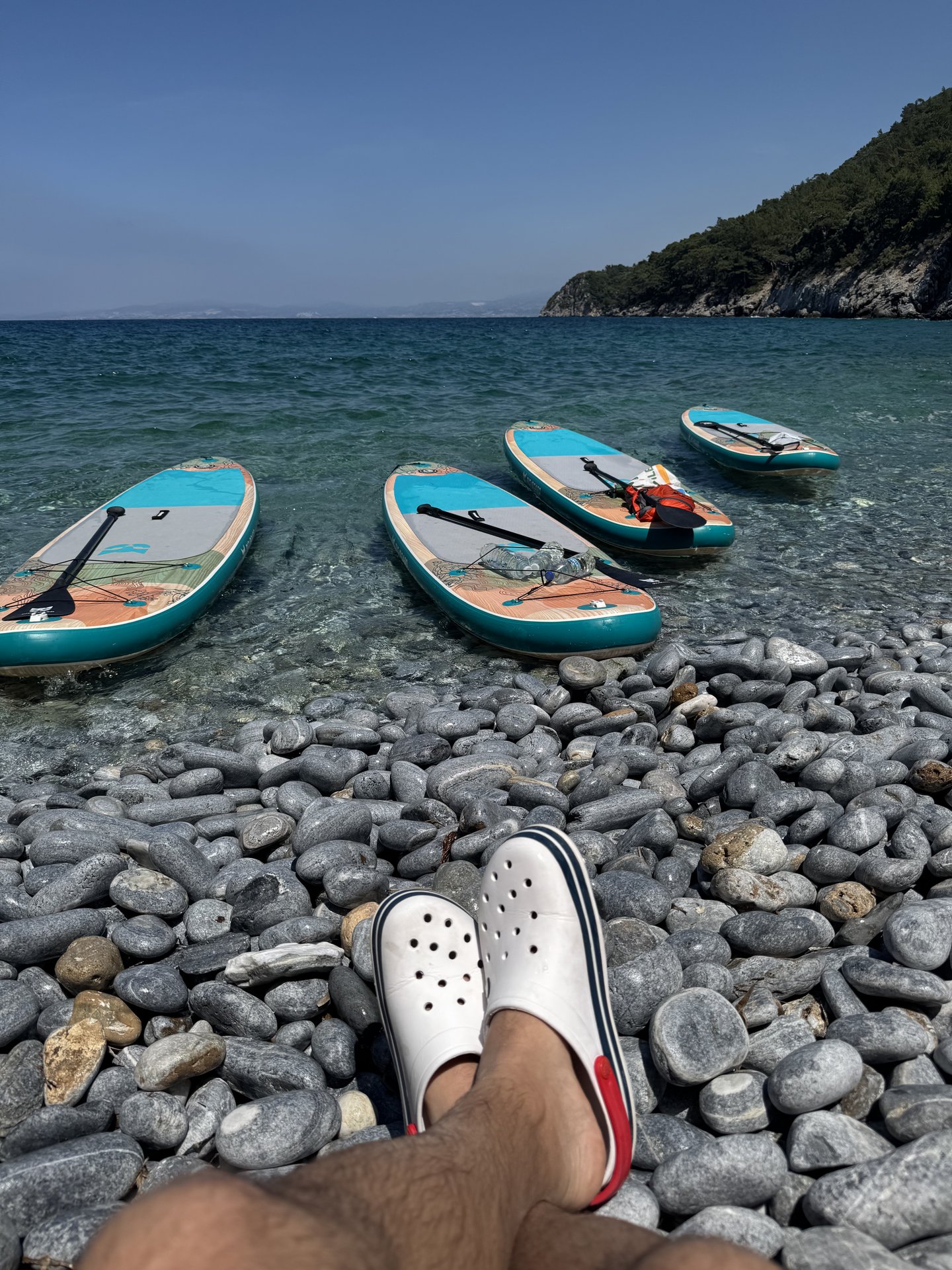Yeni Foça Ege'de stand up paddle board turu — kürek sörfü kiralama