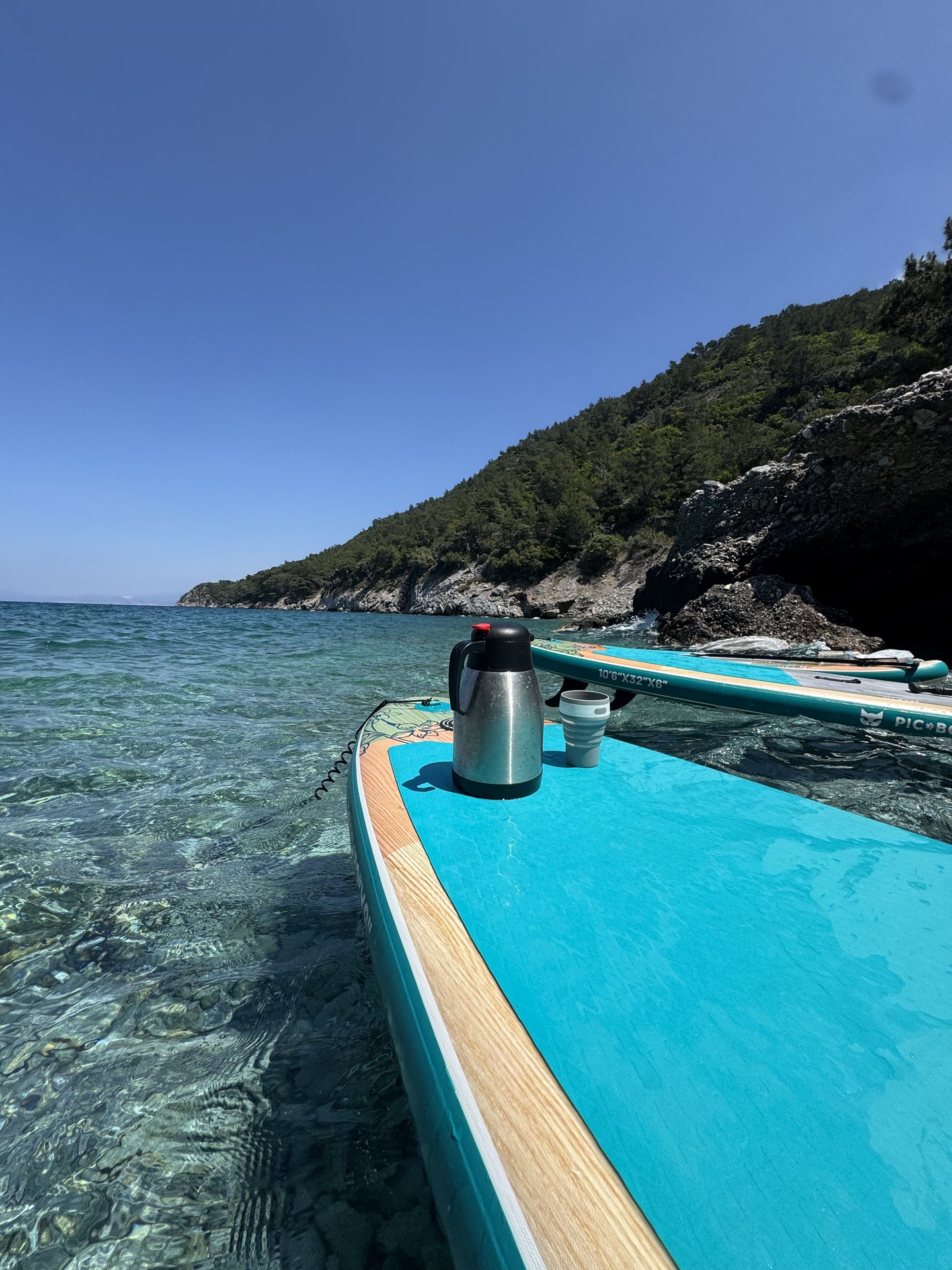 PinkApple SUP board Ege kıyısı fotoğraf 121