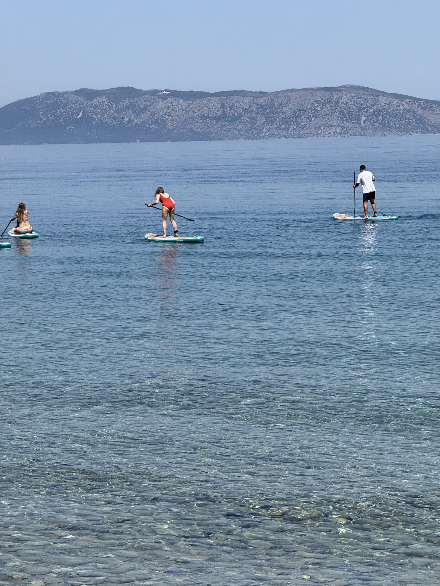 PinkApple SUP board Ege kıyısı fotoğraf 170