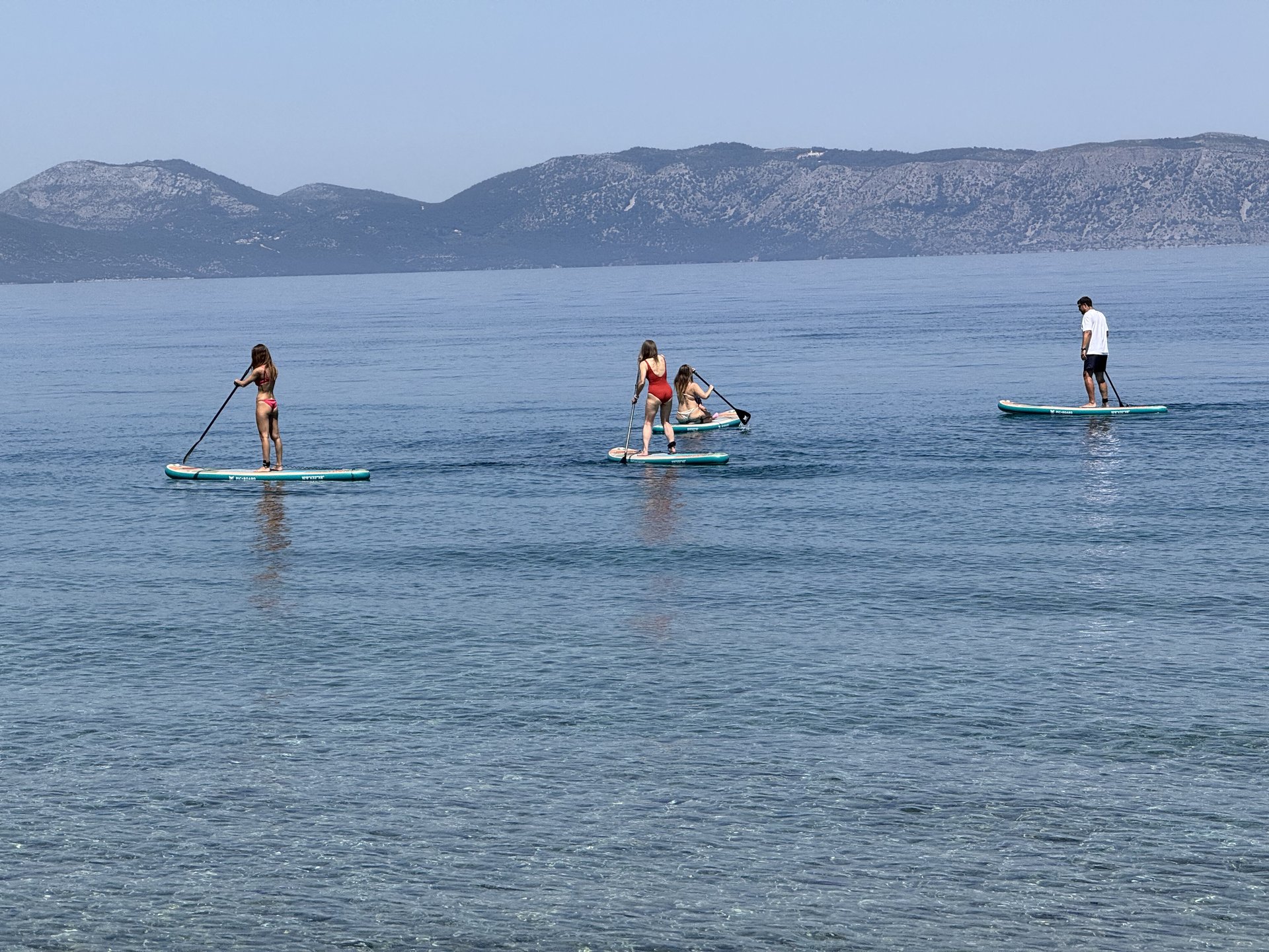 Gümüldür Ege Denizi'nde stand up paddle board turu — SUP kiralama