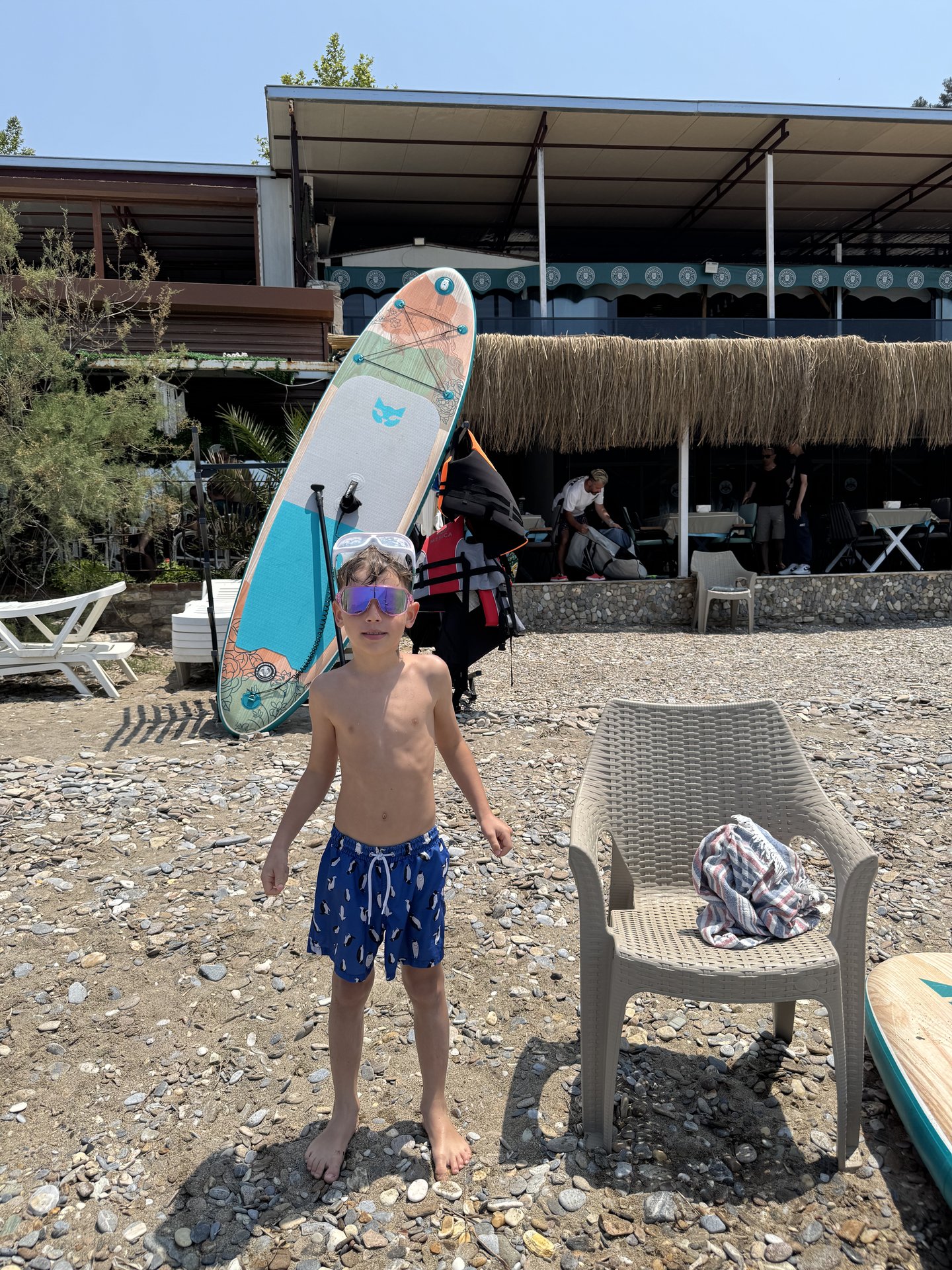 PinkApple SUP board Ege kıyısı fotoğraf 190